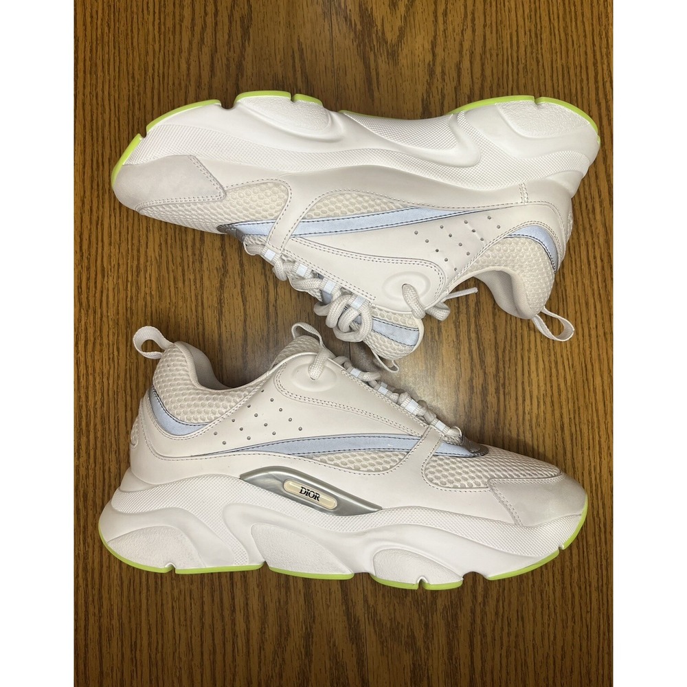 Dior B22 Sneaker White/Fluo Green